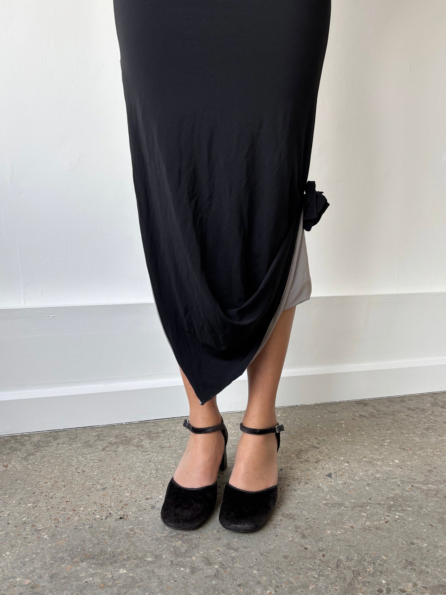 Baccara Dress Black and Grey