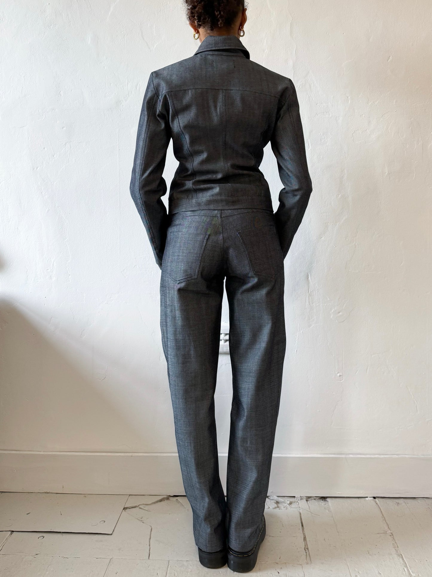 Unisex Vienna Blue Grey Jeans