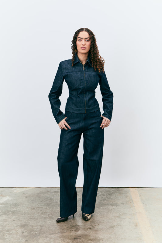 Vienna Navy Denim Jacket