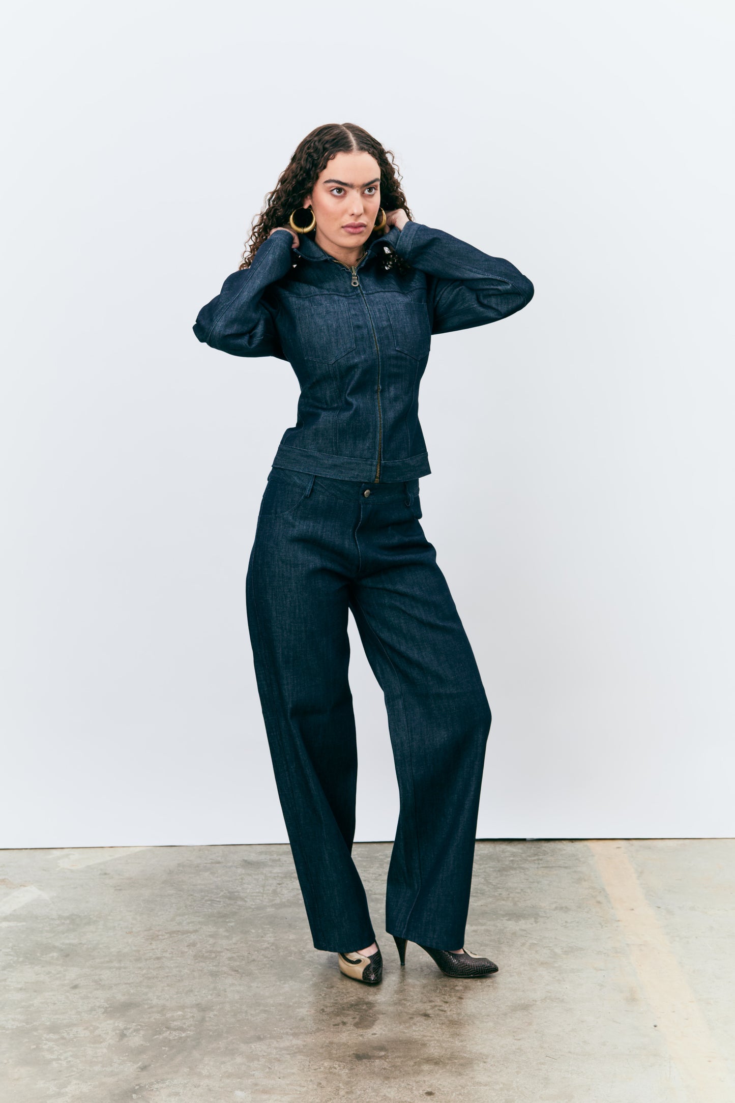 Vienna Navy Denim Jacket