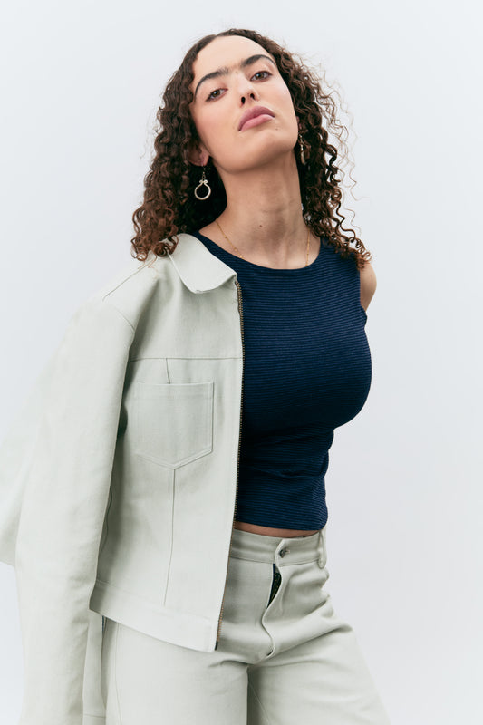 Vienna Stone Denim Jacket