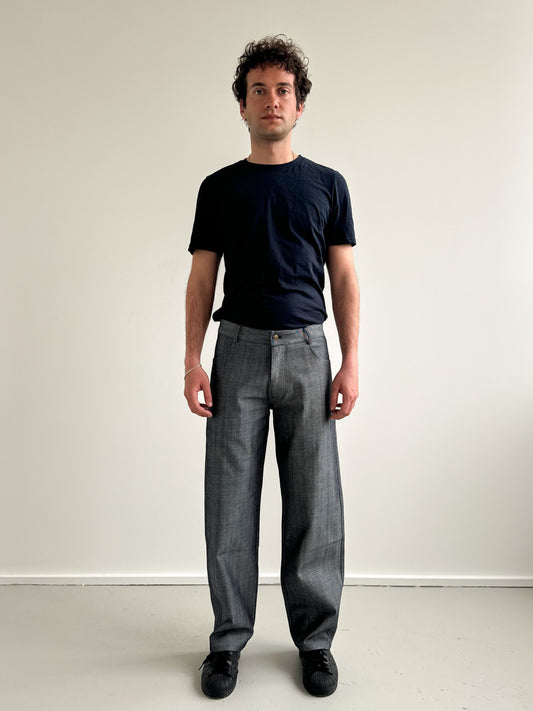 Unisex Vienna Blue Grey Jeans