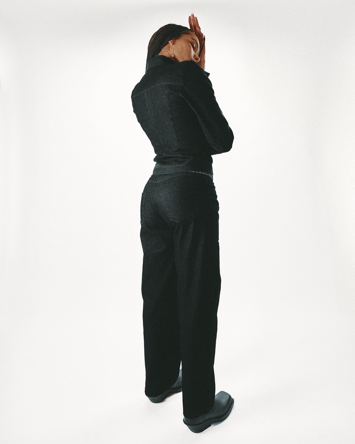 Vienna Black Pinstripe Jeans