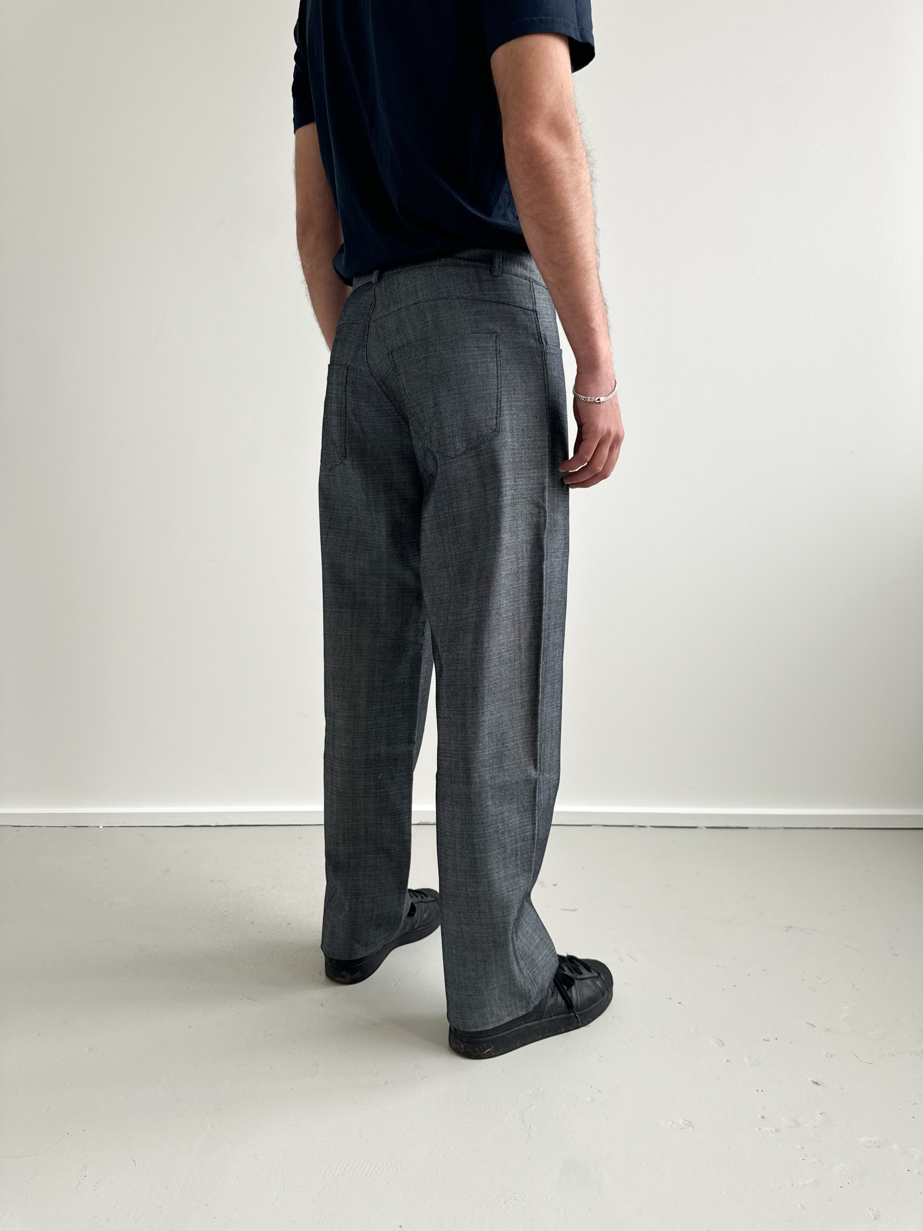 Unisex Vienna Blue Grey Jeans
