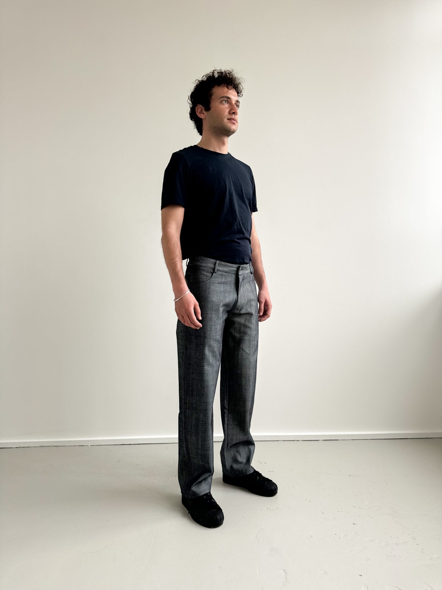 Unisex Vienna Blue Grey Jeans