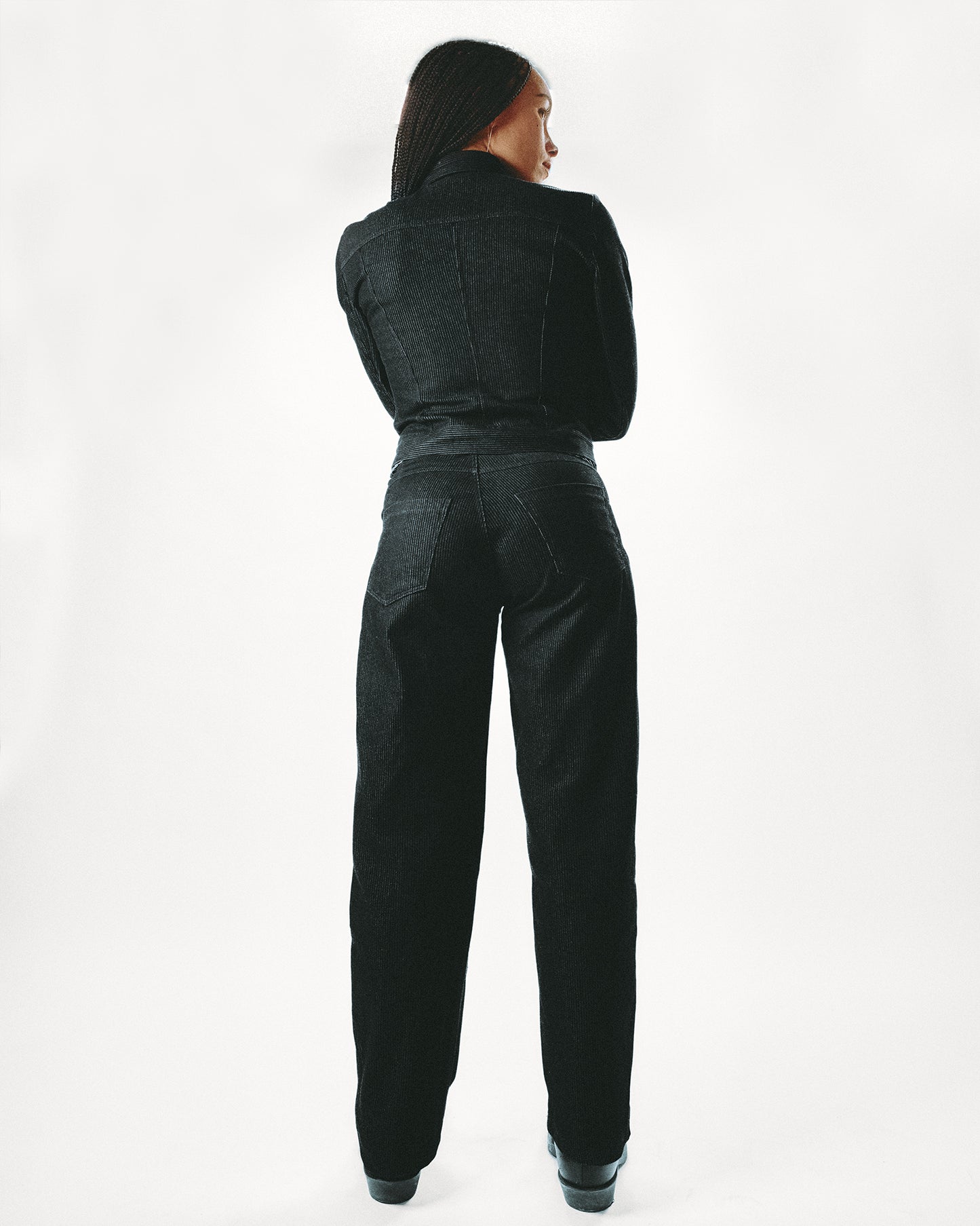 Vienna Black Pinstripe Jeans