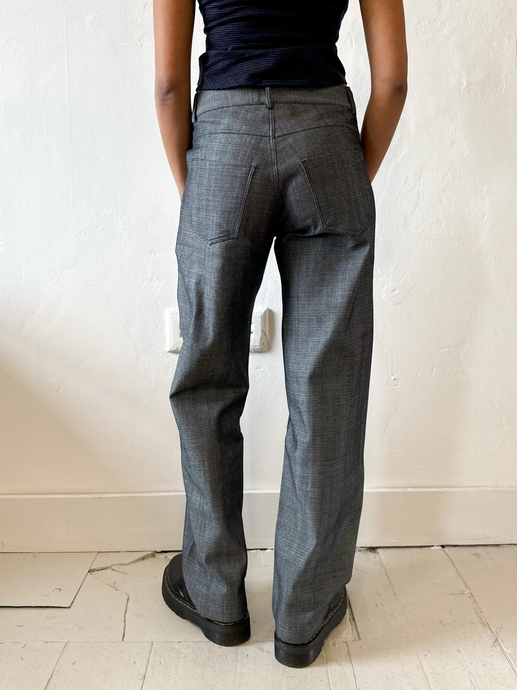 Unisex Vienna Blue Grey Jeans